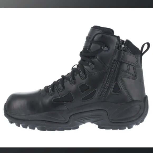 Reebok Men's Rapid Response 6" Stealth Boot With Side Zipper Size 15M - Picture 2 of 3